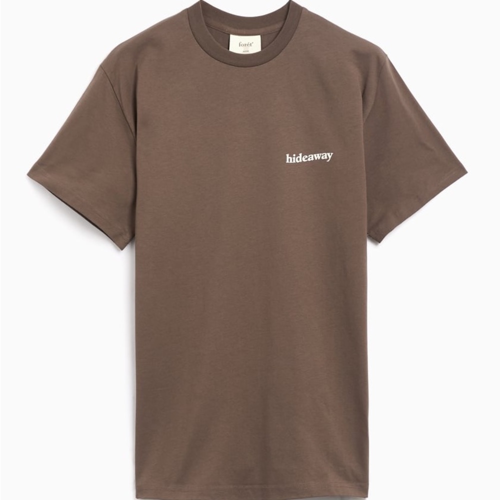 Foret Taupe Brown Men's T-Shirt, size L